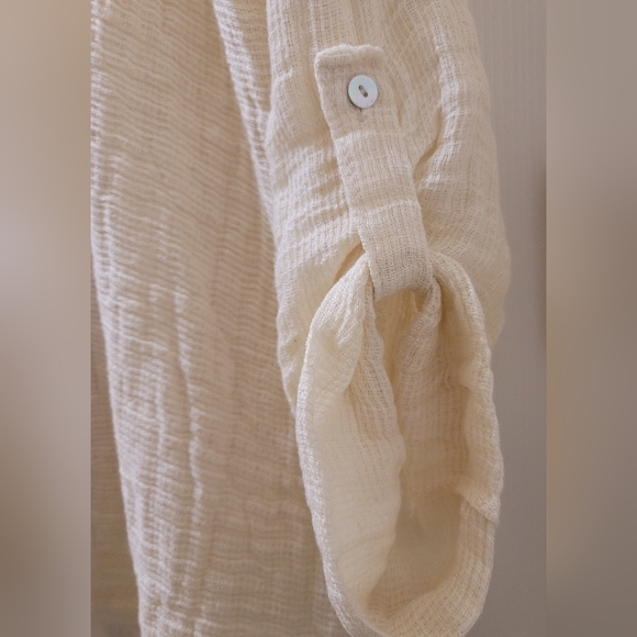 New-Linen Boho Blouse - Picture 3 of 6